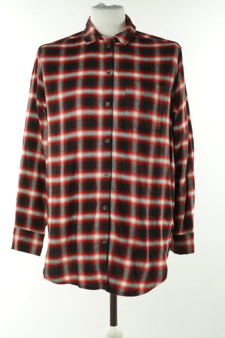 Sukienka czarno-granatowa w kratkę