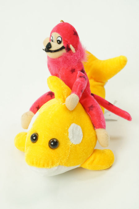 Pluszak delfin żółty