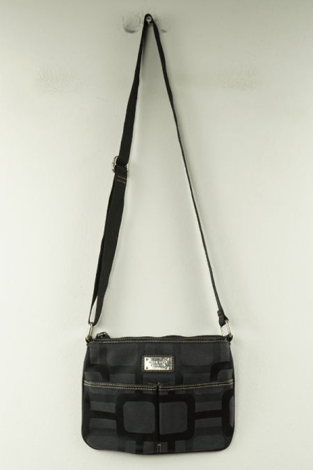 Torebka szaro-czarna