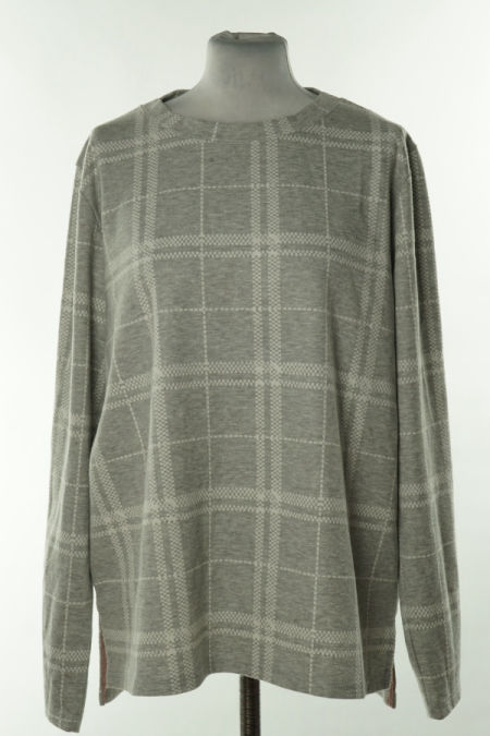 Bluza szara w kratkę