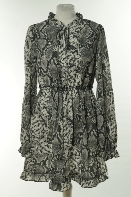 Sukienka szara wezowy wzór