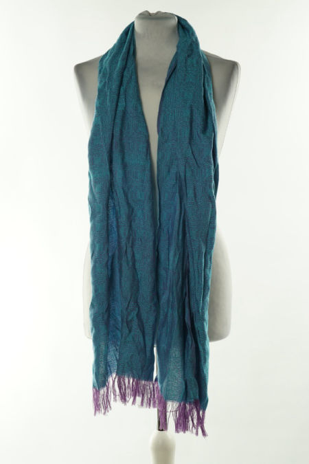 Szalik niebiesko różowy