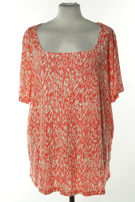 Koszulka różowa w ciapki