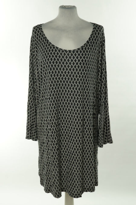 Sukienka czarna wzorek