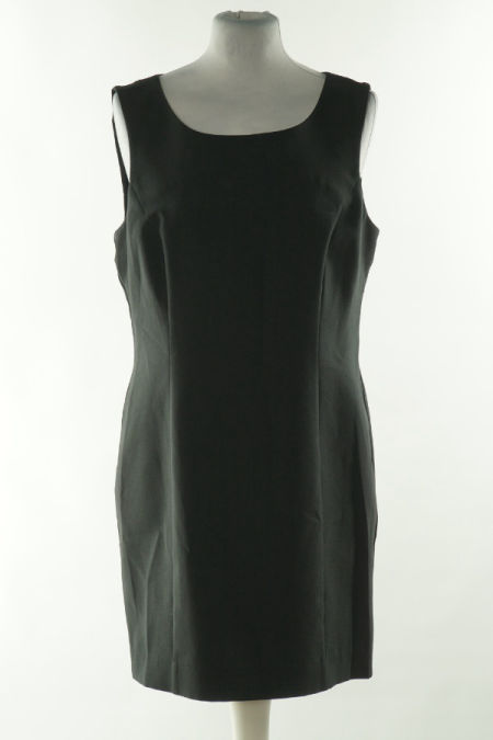 Sukienka czarna na grubych ramiączkach