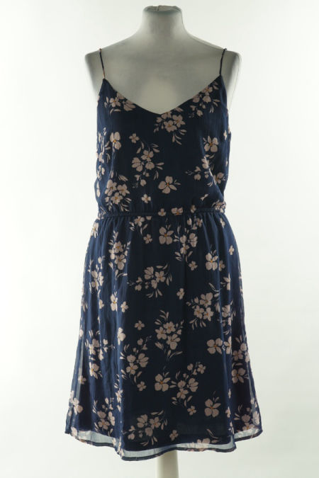 Sukienka niebieska w kwiatki