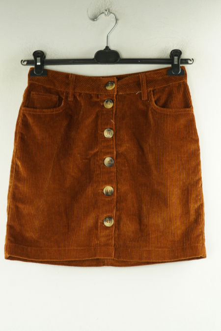 Spódnica brązowa sztruksowa