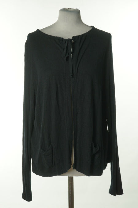 Narzutka czarna sweterkowa