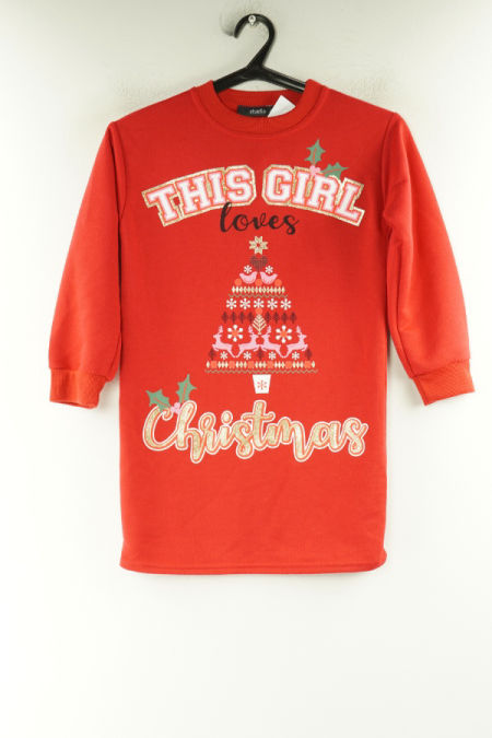 Sukienka czerwona świąteczna