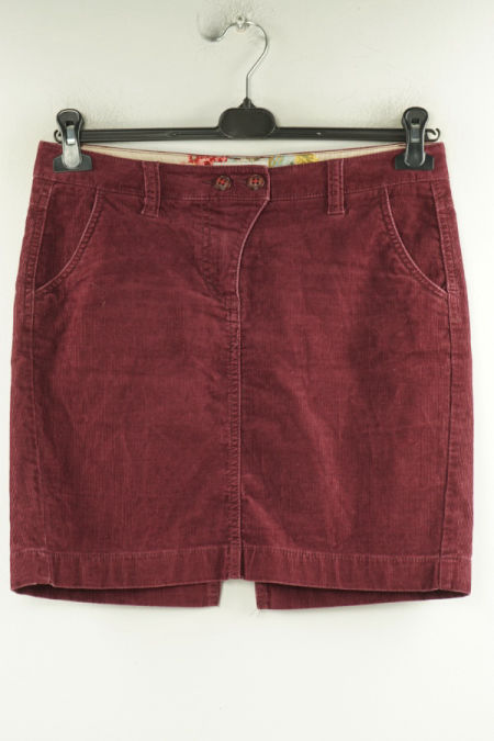 Spódnica bordowa sztruksowa