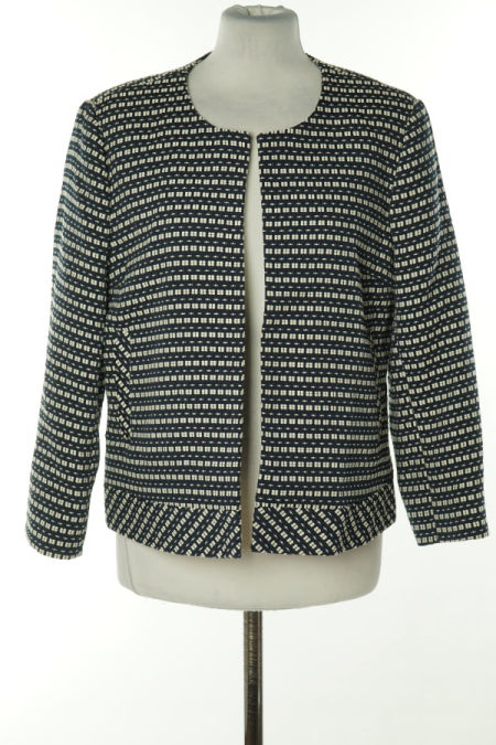 Narzutka marynarkowa granatowo-biała