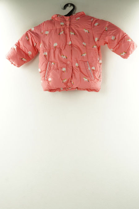 Kurtka różowa w jednorożce