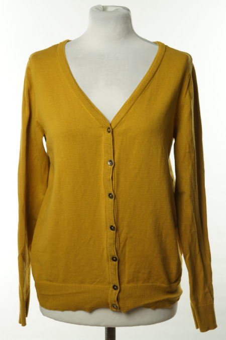 Kardigan miodowy gładki bawełniany