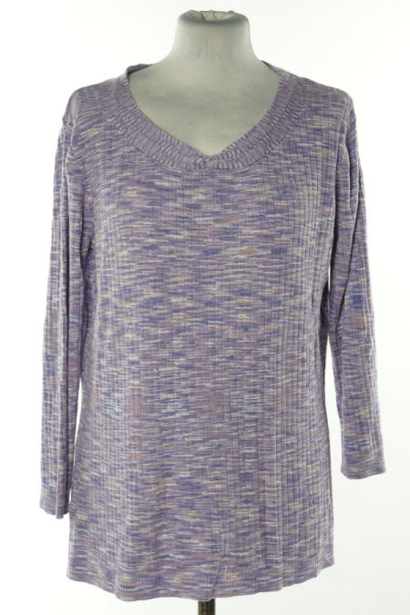 Sweter fioletowy melanż