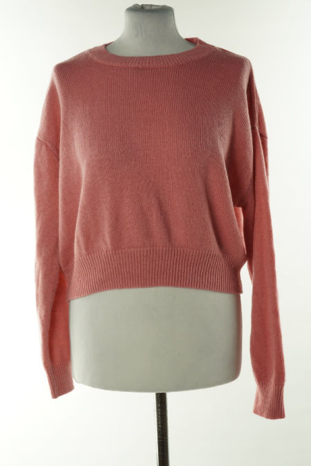 Sweter różowy krótki 