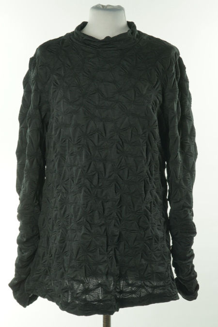 Bluzka czarna ze stójką