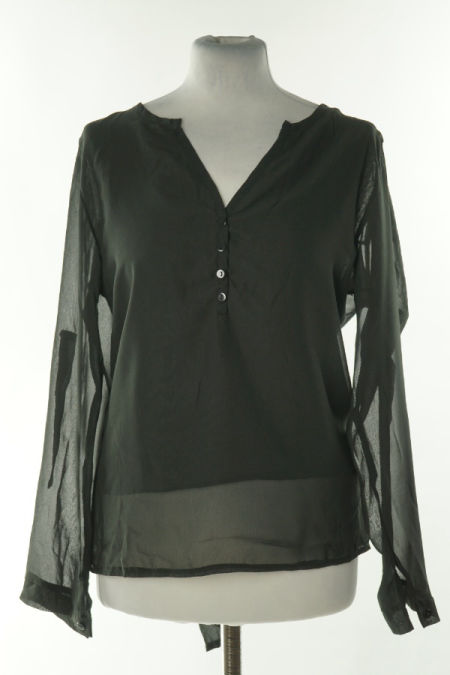 Bluzka czarna prześwitująca