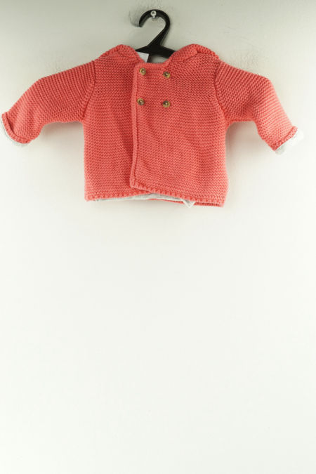 Kardigan malinowy ocieplany