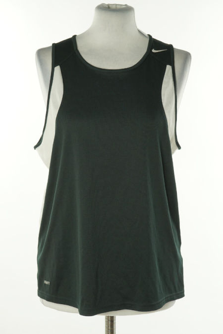 Koszulka czarna z białą wstawką, NIKE