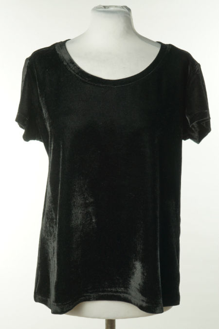 Koszulka czarna welurowa
