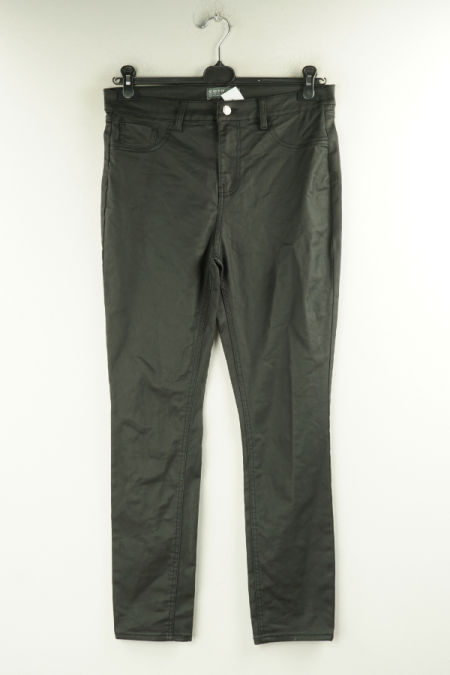 Spodnie czarne woskowane