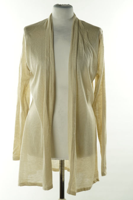 Narzutka cienka beżowa sweterkowa