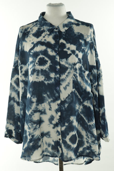 Koszula szaro-granatowa cieniowana, PRIMARK