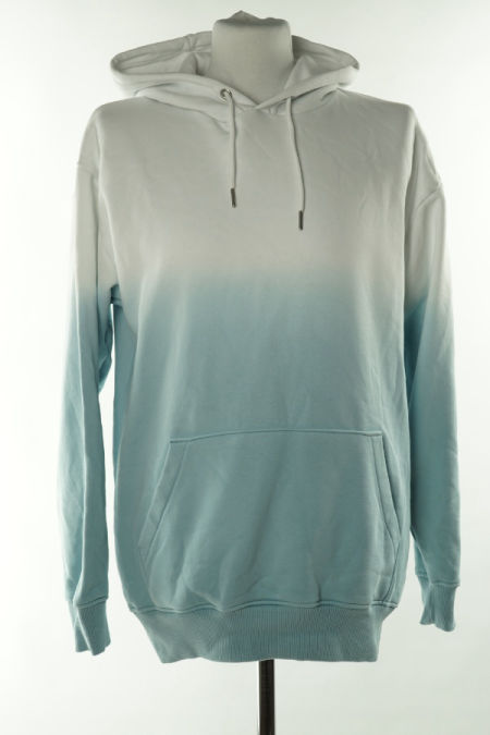 Bluza biało-niebieska cieniowana