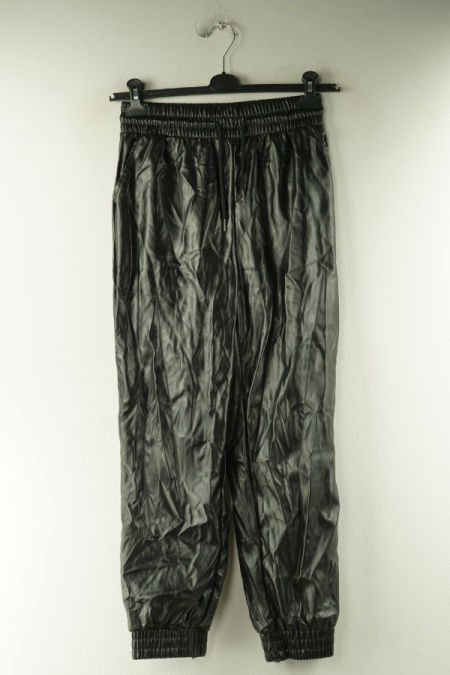 Spodnie czarne ekoskóra