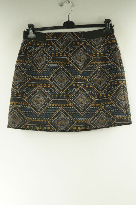 Spódnica czarna wzorzysta