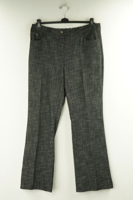 Spodnie czarne melanż