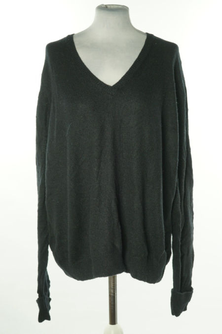 Sweter czarny wełniany(80%WEŁNA JAGNIĘCA)