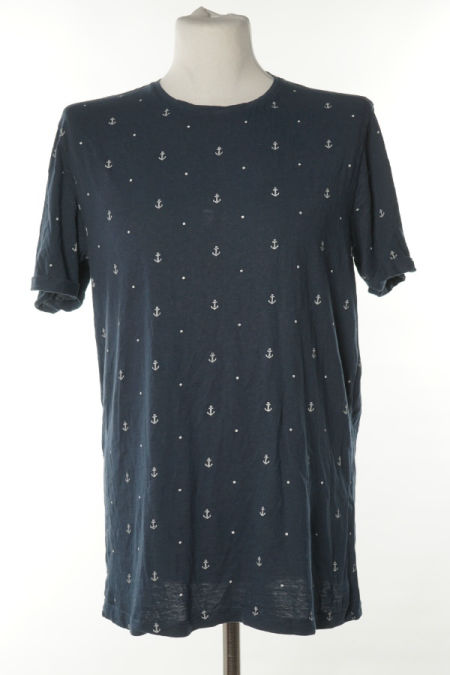 Koszulka granatowa w kotwice