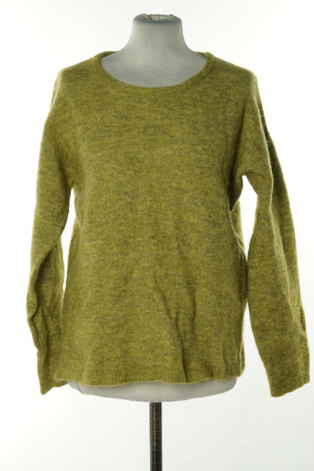 Sweter jasnozielony(25%WEŁNY)(14%MOHER)