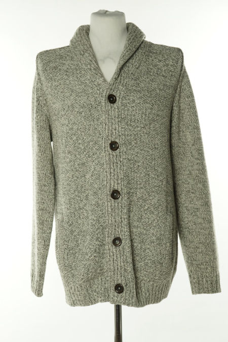 Kardigan szary sweterkowy