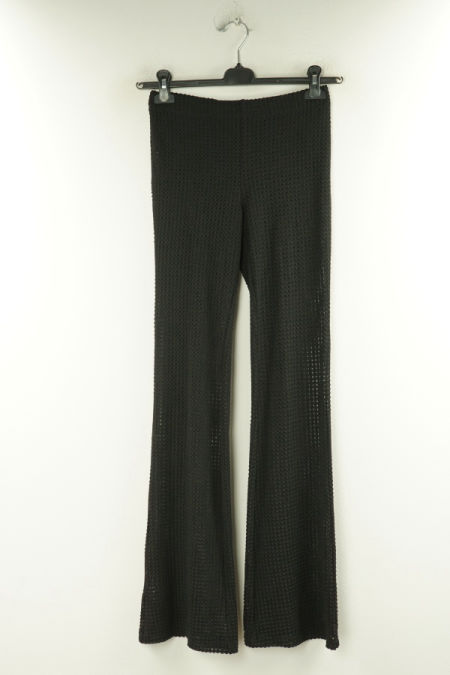 Spodnie materiałowe czarne, H&M