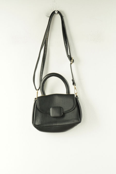 Torebka czarna gładka
