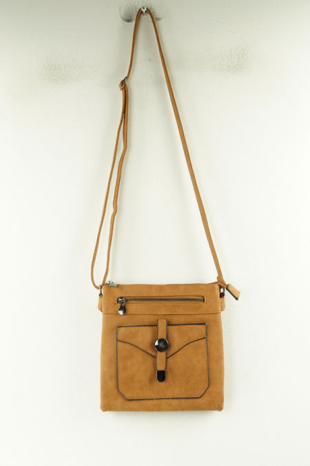 Torebka brązowa ekoskóra