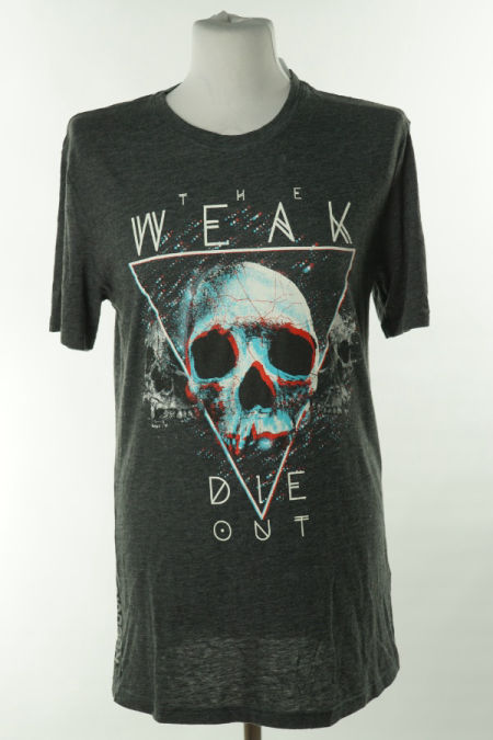 Koszulka szara z nadrukiem