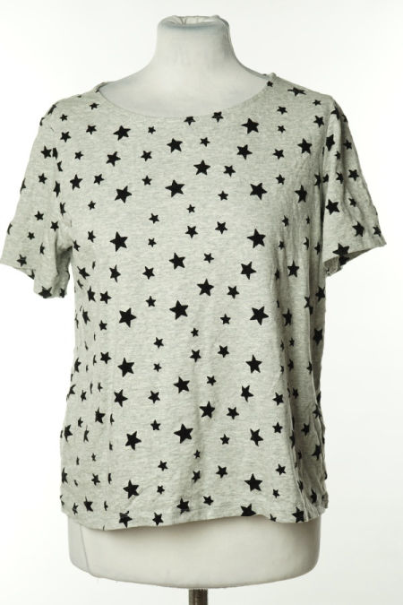 Koszulka szara w czarne gwiazdki