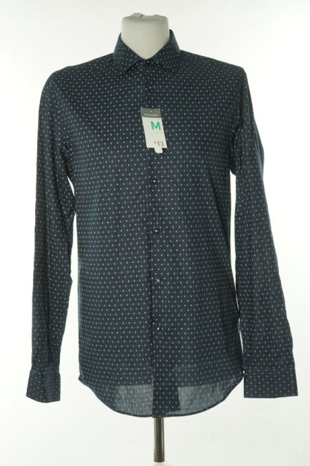 Koszula granatowa w białe romby,PRIMARK