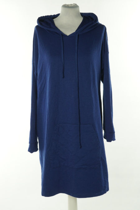 Sukienka granatowa z kapturem
