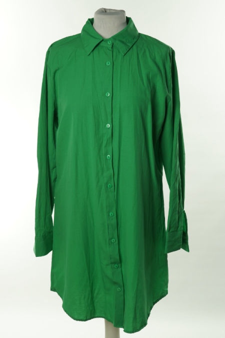 Sukienka zielona koszulowa