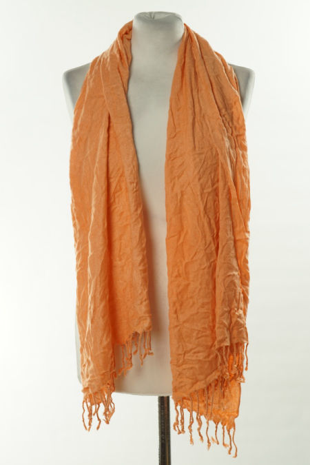 Szalik pomarańczowy gładki