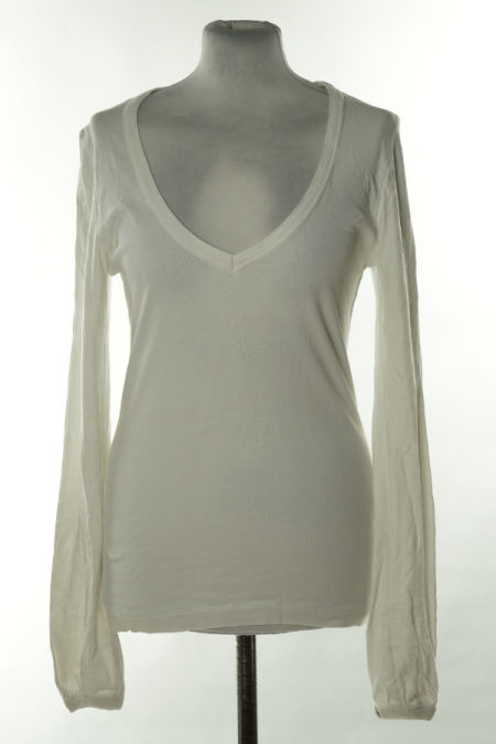 Bluzka biała gładka