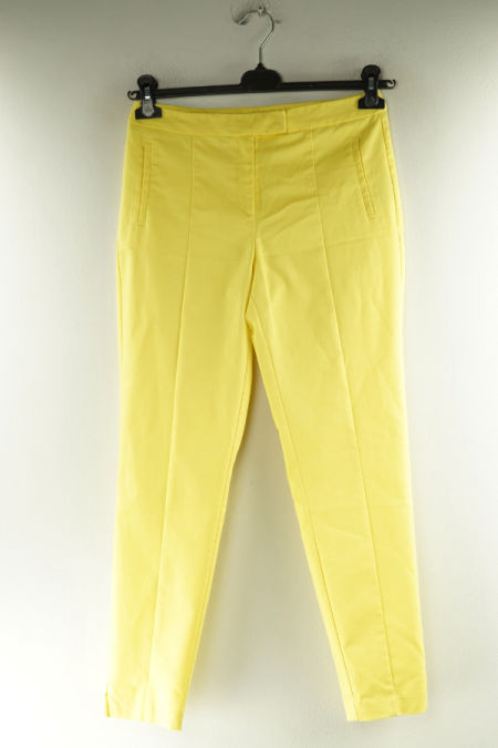 Spodnie materiałowe żółte