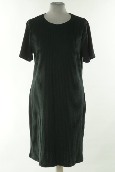 Sukienka czarna prążkowana, PRIMARK