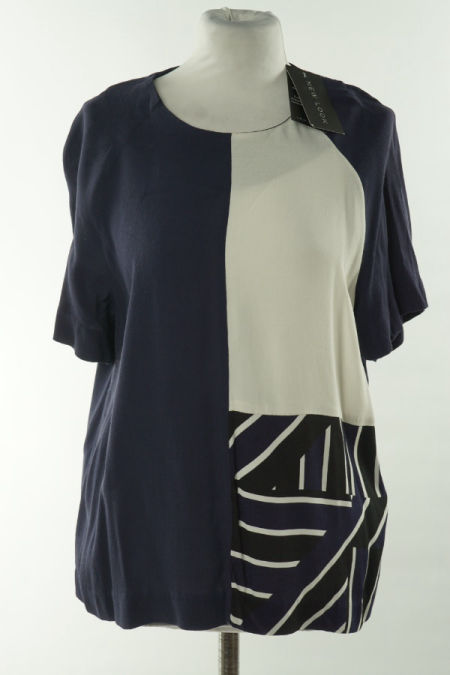 Bluzka granatowo-szara
