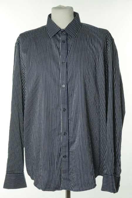 Koszula granatowa w białe paski