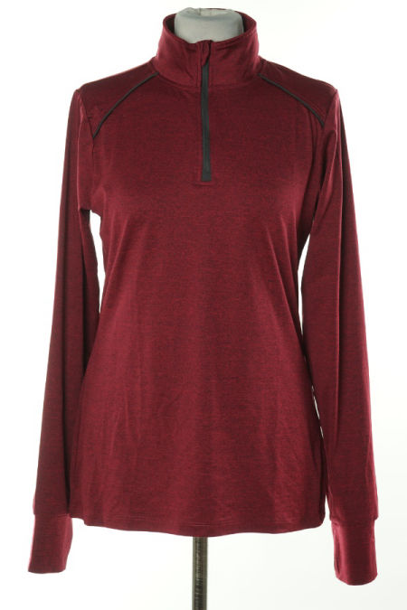 Bluzka bordowa-suwak